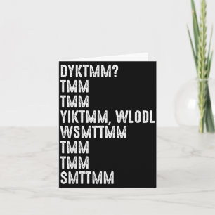 Do You Know The Muffin Man Dyktmm Funny Quote Card