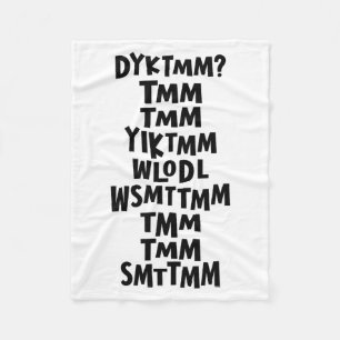 Do You Know The Muffin Man Dyktmm Nostalgia Funny  Fleece Blanket