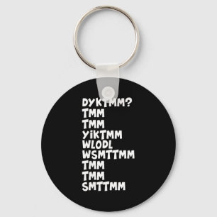 Do You Know The Muffin Man Dyktmm Nostalgia Funny Key Ring