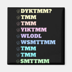 Do You Know The Muffin Man Dyktmm Nostalgia Funny Magnet