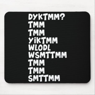 Do You Know The Muffin Man Dyktmm Nostalgia Funny Mouse Pad