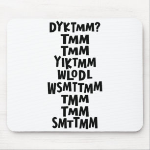 Do You Know The Muffin Man Dyktmm Nostalgia Funny Mouse Pad
