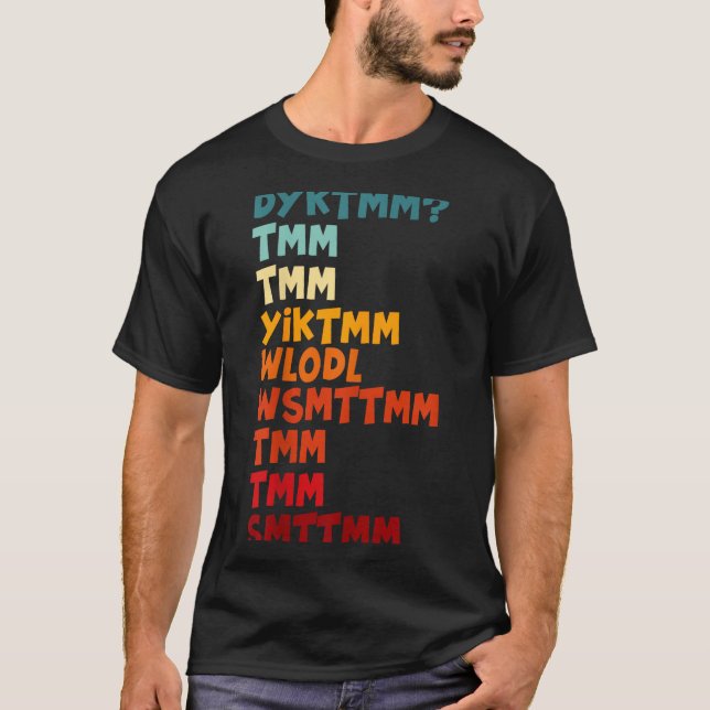 Do You Know The Muffin Man Dyktmm Nostalgia Funny  T-Shirt (Front)
