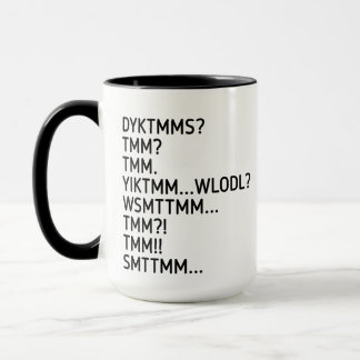 Do You Know The Muffin Man mug, DYKTMM ,muffin man Mug