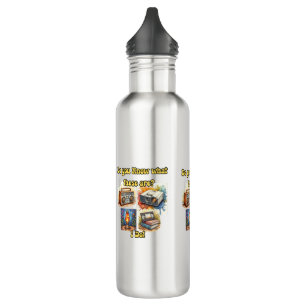 Do You Know What These Are? I Do! – Retro 710 Ml Water Bottle