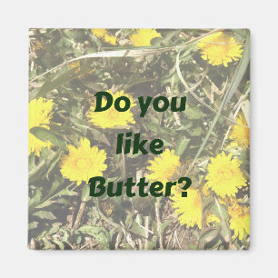 Do you like butter? Dandelions kids games magnet