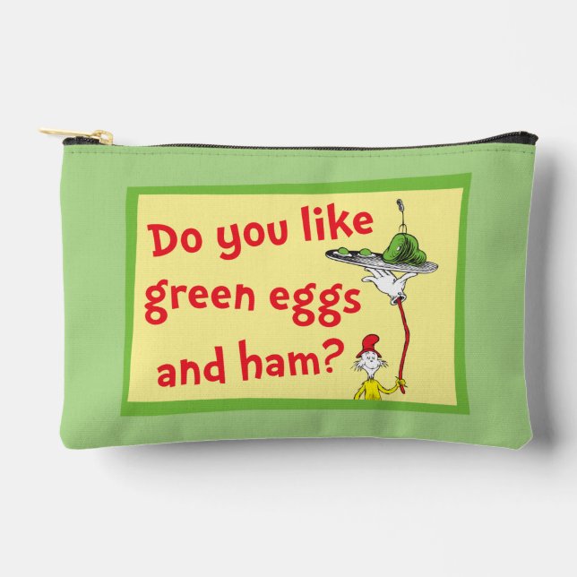 Do You Like Green Eggs and Ham? Accessory Pouch (Front)