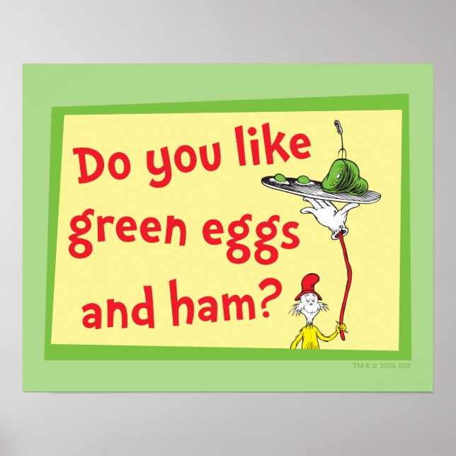 Do You Like Green Eggs and Ham? Poster (Front)