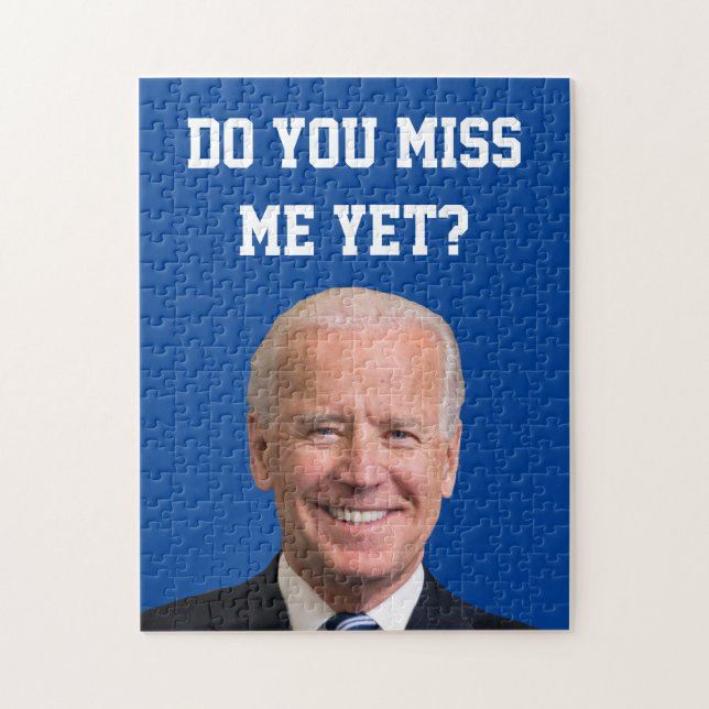 Do You Miss Joe Biden Yet? Jigsaw Puzzle (Vertical)