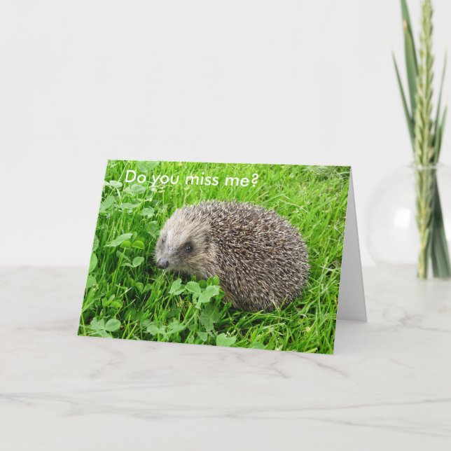 "Do you miss me?" Card (Front)