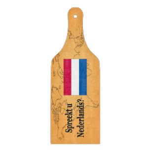 Do you speak Dutch? in Dutch. bf Cutting Board