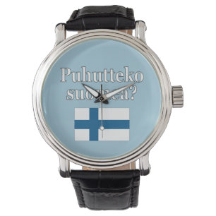 Do you speak Finnish? in Finnish. Flag Watch