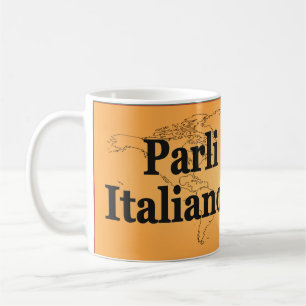 Do you speak Italian? in Italian. Flag bf Coffee Mug
