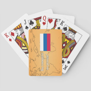 Do you speak Russian? in Russian. Flag wf Playing Cards