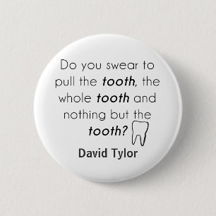 Do you swear? 6 cm round badge
