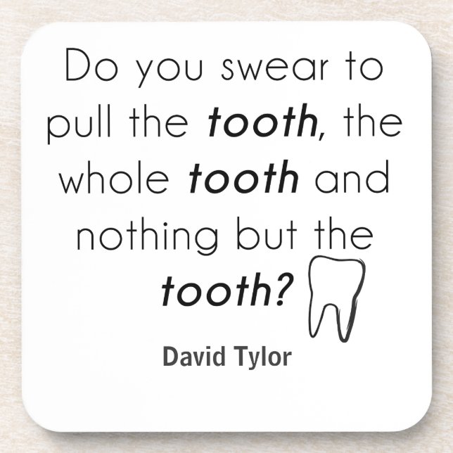 Do you swear? coaster (Front)