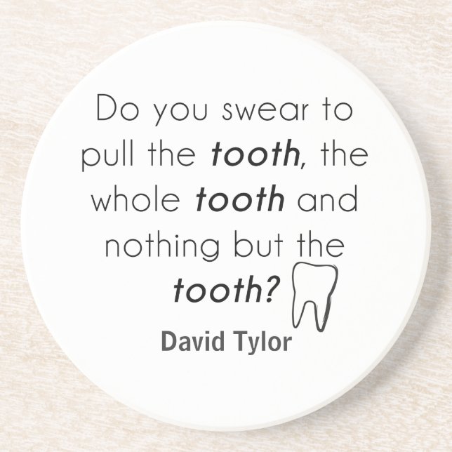 Do you swear? coaster (Front)