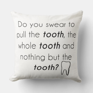 Do you swear? cushion