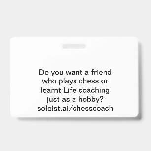 Do you want a friend ID badge