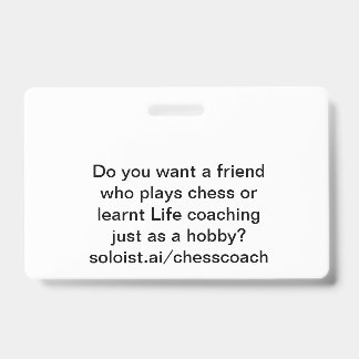 Do you want a friend ID badge