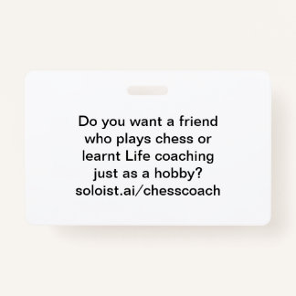 Do you want a friend ID badge