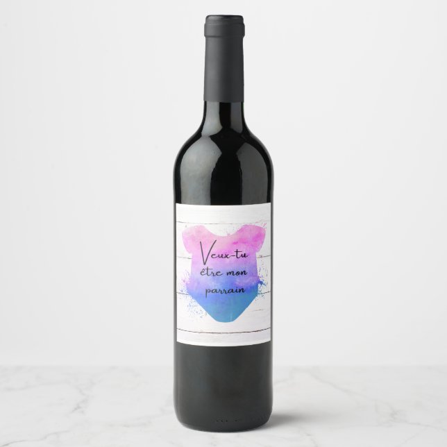 Do you want to be my godfather? wine label (Front)