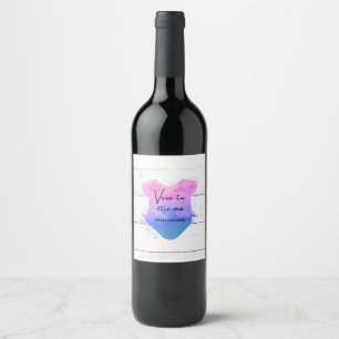 Do you want to be my godmother? wine label