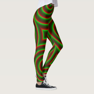 Do you want to change the red? Flaming green spira Leggings