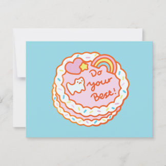 Do your best cake postcard