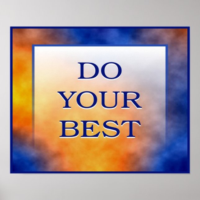 DO YOUR BEST POSTER (Front)