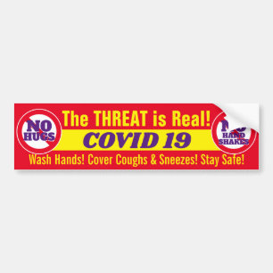 Do YOUR Part: COVID 19 ( Red ) Bumper Sticker