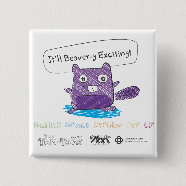 Do Your Part to Find a Cure! 15 Cm Square Badge (Front)