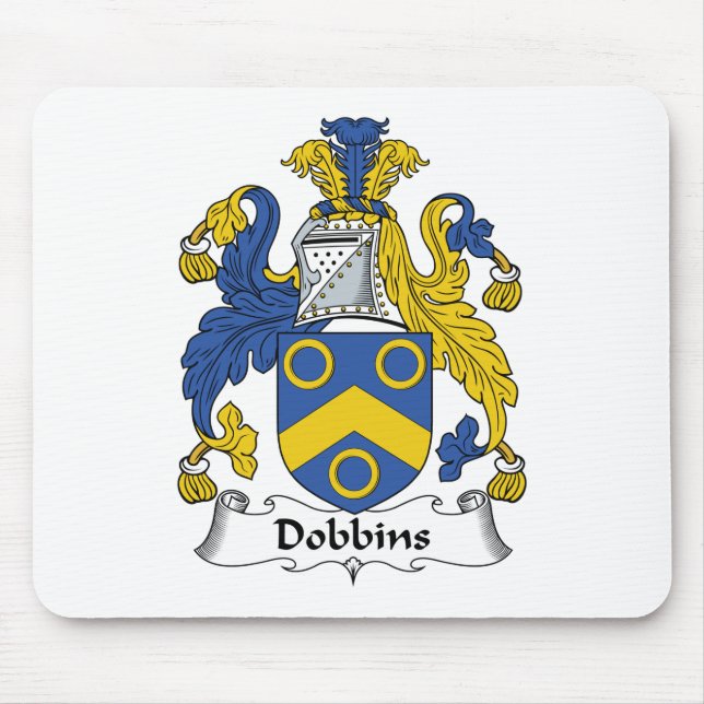Dobbins Family Crest Mouse Pad (Front)
