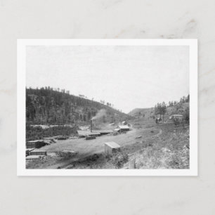 Dobbin's Saw Mill in the Black Hills Photograph Postcard