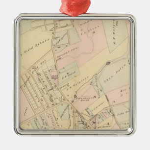 Dobbs Ferry, New York 2 Metal Tree Decoration