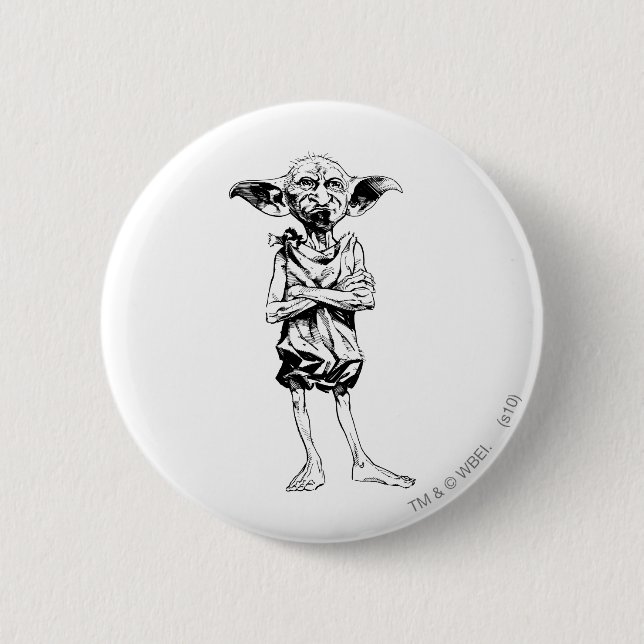 Dobby 3 6 cm round badge (Front)