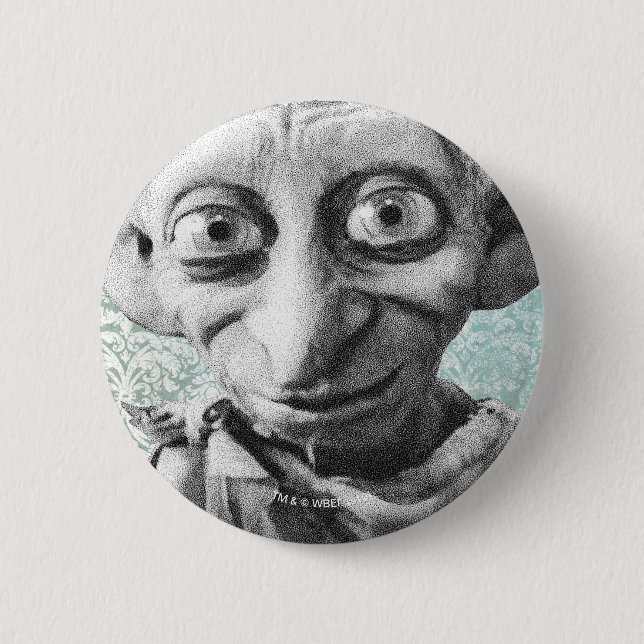 Dobby 4 6 cm round badge (Front)