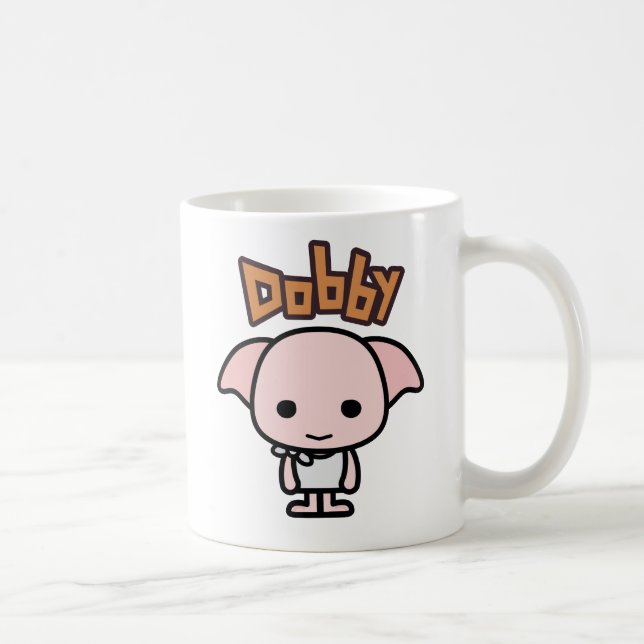 Dobby Cartoon Character Art Coffee Mug (Right)
