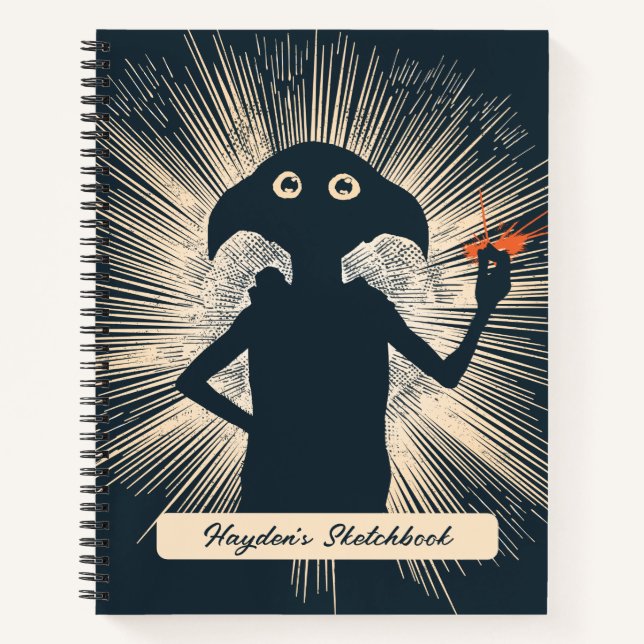 Dobby Casting Magic Drawing Notebook (Front)