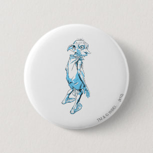 Dobby Looking Over 1 6 Cm Round Badge