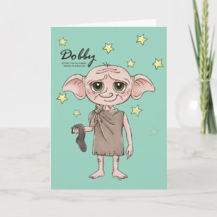 Dobby Watercolor Character Art Card