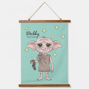 Dobby Watercolor Character Art Hanging Tapestry
