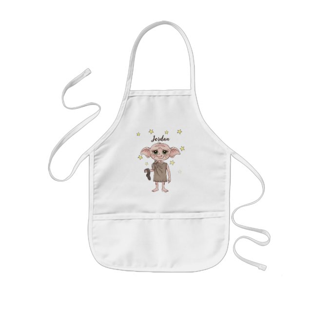 Dobby Watercolor Character Art Kids Apron (Front)