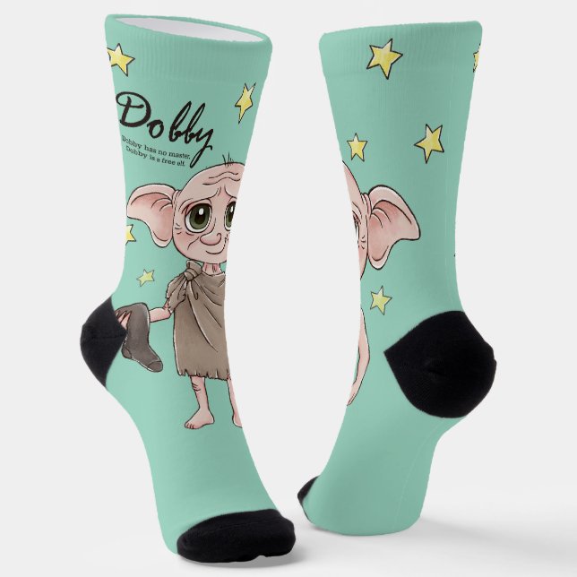 Dobby Watercolor Character Art Socks (Angled)