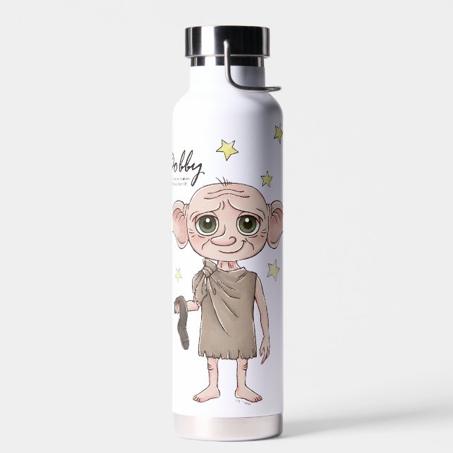 Dobby Watercolor Character Art Water Bottle (Left)