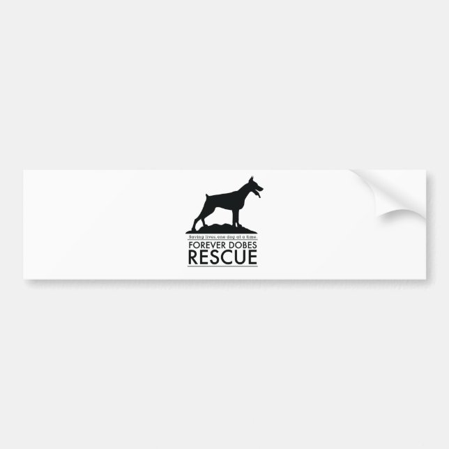 dobe-bw-graphic bumper sticker (Front)