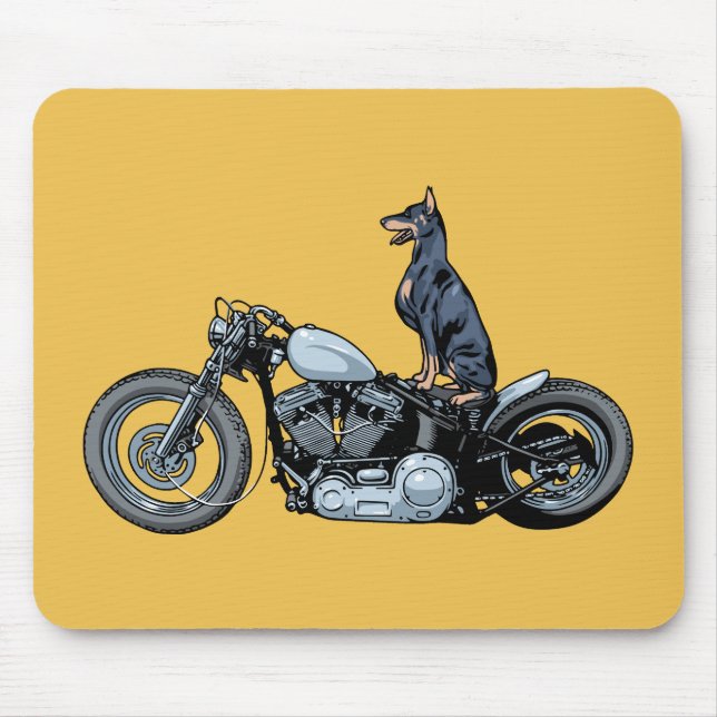 Dobercycle Mouse Pad (Front)