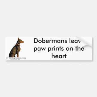 doberman bumper sticker