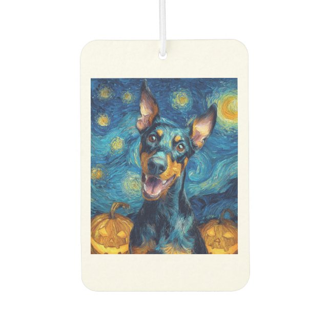 doberman car air freshener (Front)