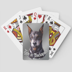 Doberman Cards Doberman Pinscher Playing Cards